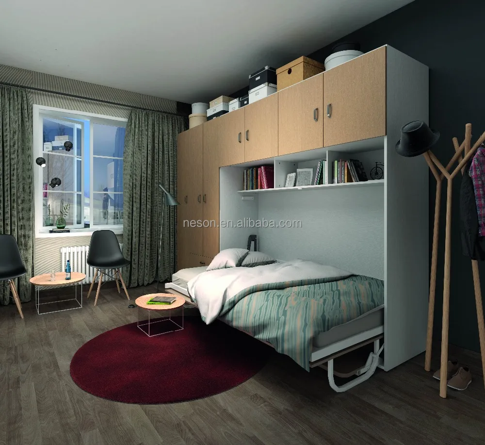 Living Room Folding Sofa Wall Bed Mechanism With SGS Certificate