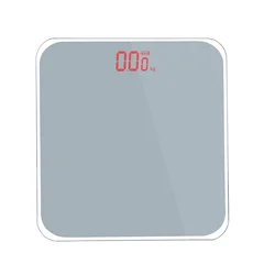 HYD Electronic Scale Tempered Glass Household Use Personal Weighing Scale, ABS Plastic 180kg/50g 5mm White Bathroom Scales 180kg