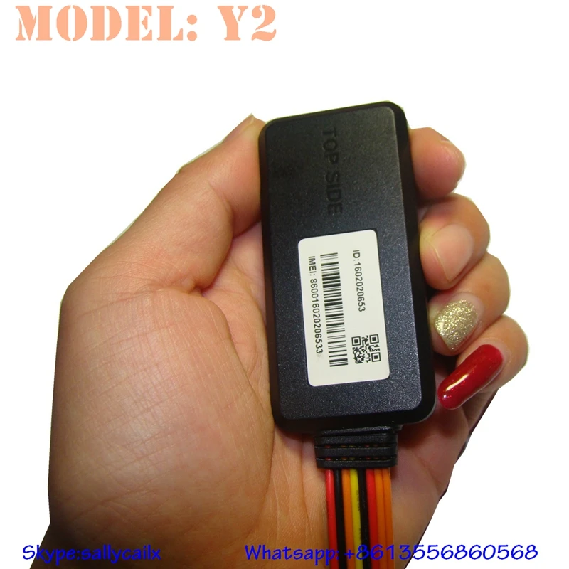 Y2 anti-kidnapping gps tracker fuel cut off voice monitoring sos punic button acc detection
