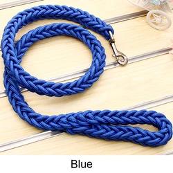 Высококачественный нейлоновый сверхпрочный плетеный поводок для собак среднего и большого размера