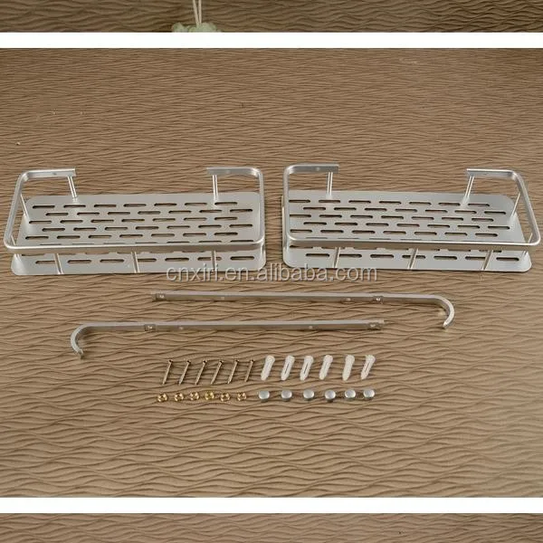 
Bathroom two tier glass shelf S-7 