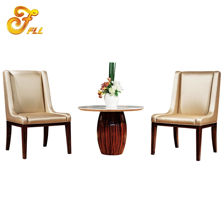 
Custom hotel furniture hotel lobby chair and tea table 