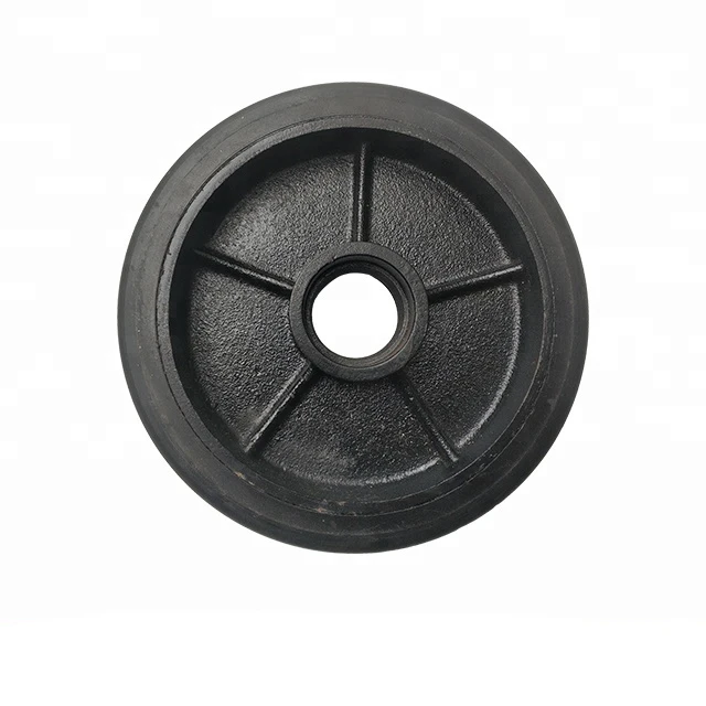 29008 Cast Iron Wheel Caster with PU Mould