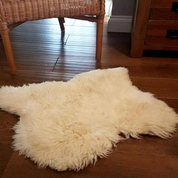 china manufacturer no stimulation genuine sheepskin rug