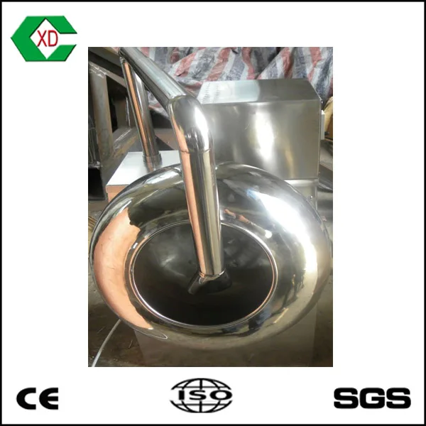 Chufa Shaped Pharmacy Tablet Candy Confection Sugar Coating Machine