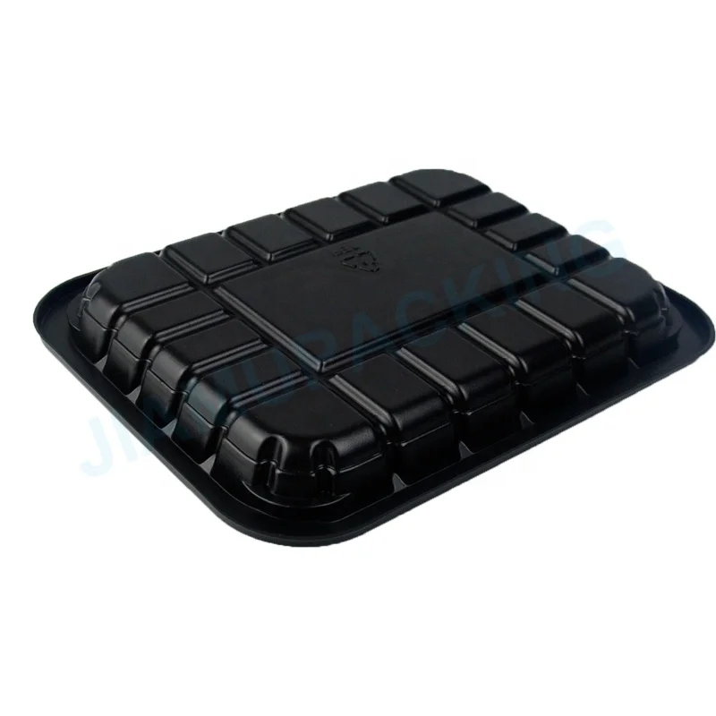 Jiamupacking Custom Biodegradable PP/PGM Fast Food Airline Sealing Tray