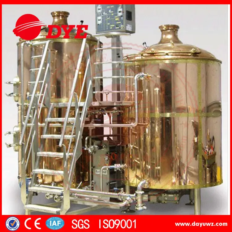 DYE Система осахаривания для пива с оболочкой из красной меди