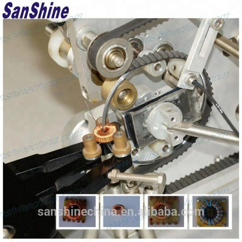 Automatic EMC SMT filter toroidal winding machine(SS900B3 series wire D 0.07~0.25mm) replace JOVIL toroidal winder