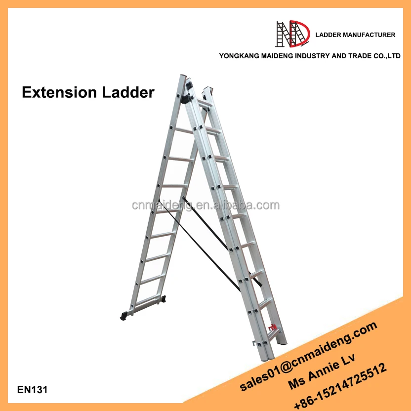 
Aluminium Ladder Aluminum three section triple extension ladder 3*9 