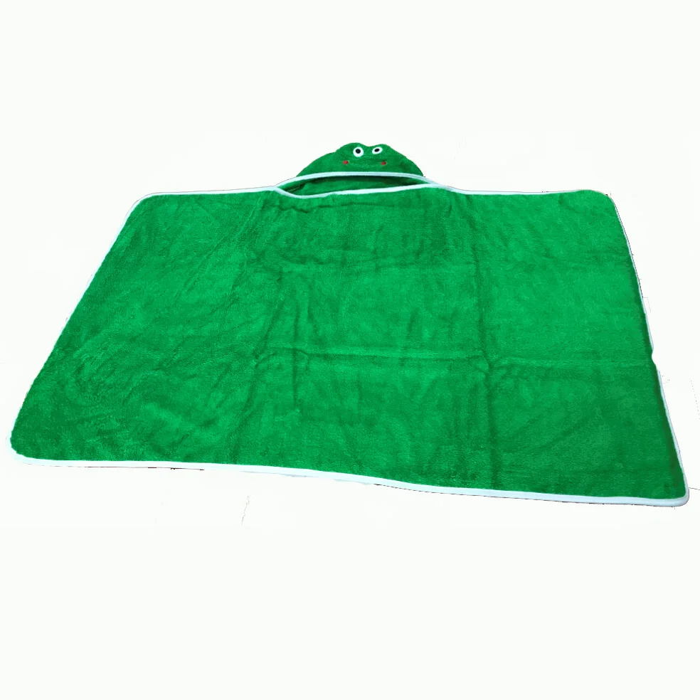 cute hooded towel for kids/kids cartoon bath towel with hood