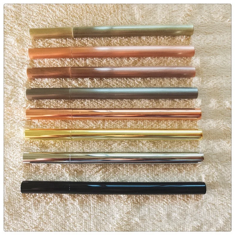 Ручка гелевая из твердой латуни ручной работы 0,5 мм