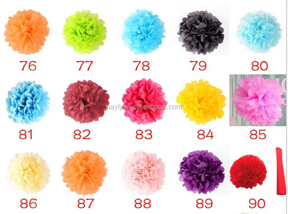 
Wedding decoration paper pompoms for party 