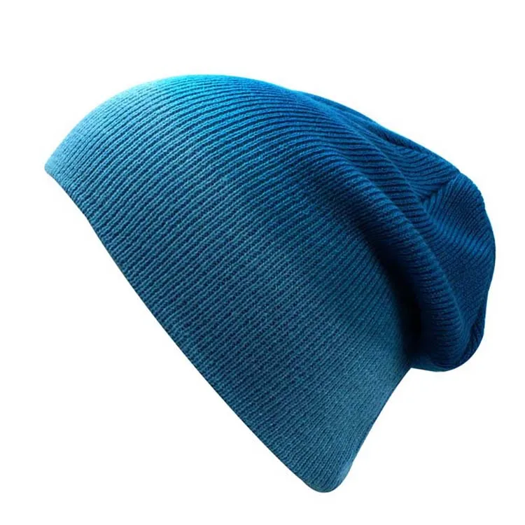 Custom factory cotton crochet gradient ramp beanie