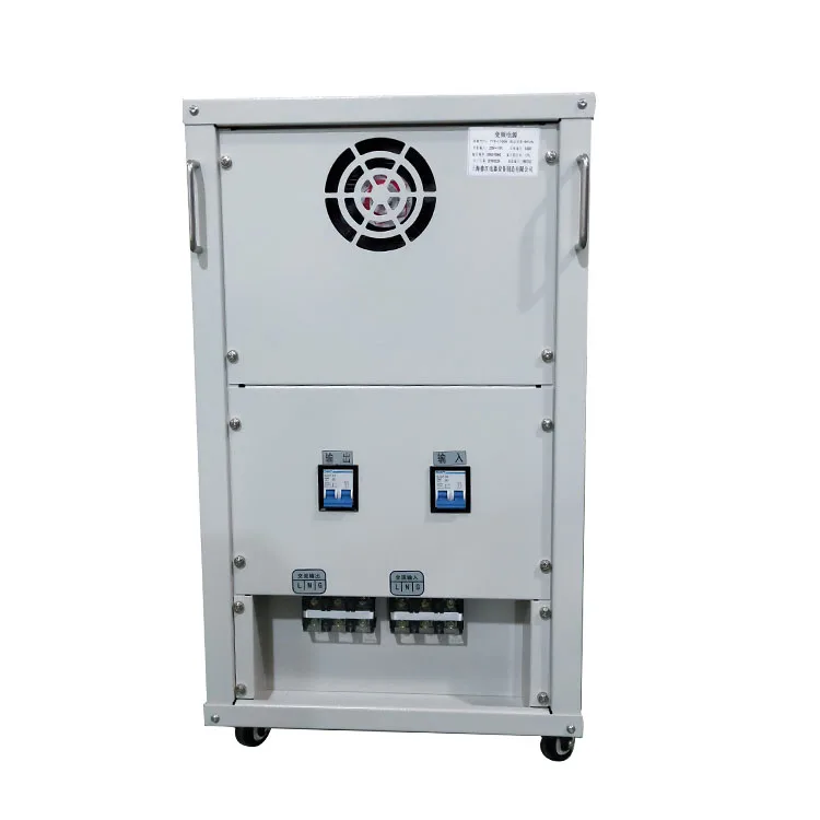 Single phase to three phase variable transformer frequency power supply 6KVA 10KVA 15KVA 20KVA