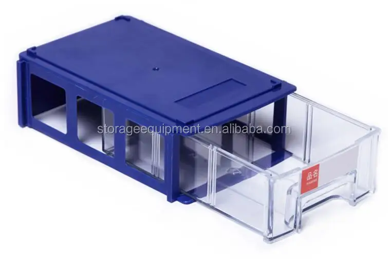 stackable plastic parts drawer & industrial clear plastic box for nail and screw