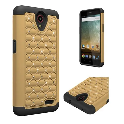 Новые Поступления 2016 Hybrid Dual Layer Месте Ослепить Чехол Для ZTE Престиж N9132