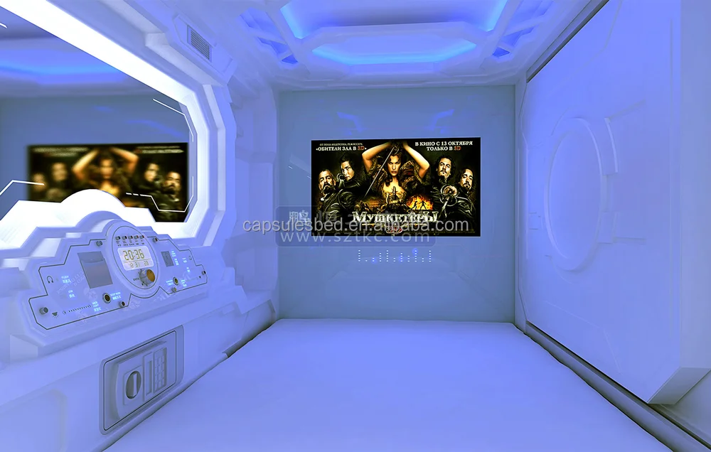 2016 High End Capsule Hotel Bed Bedroom Furniture Sleepbox Nap Bed Sleep Pod Cabin Room