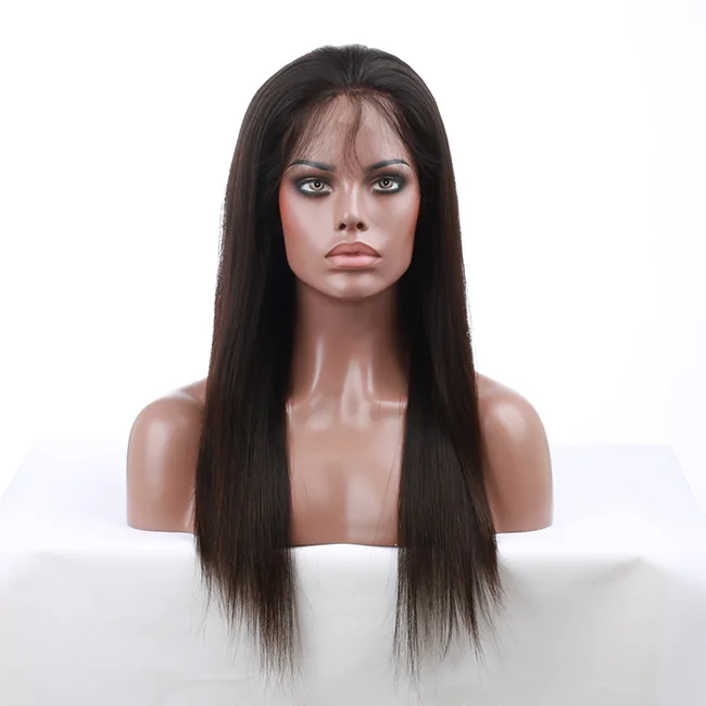 
Brazil kinky straight full lace 100% human hair wig 