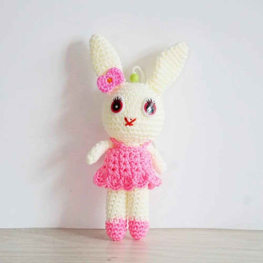 Best selling Crochet small plush super cheap toys rabbit plush toy