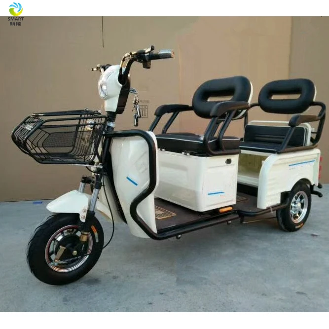 2 seat mobility scooter 4 wheels electric fully enclosed mobility scooter