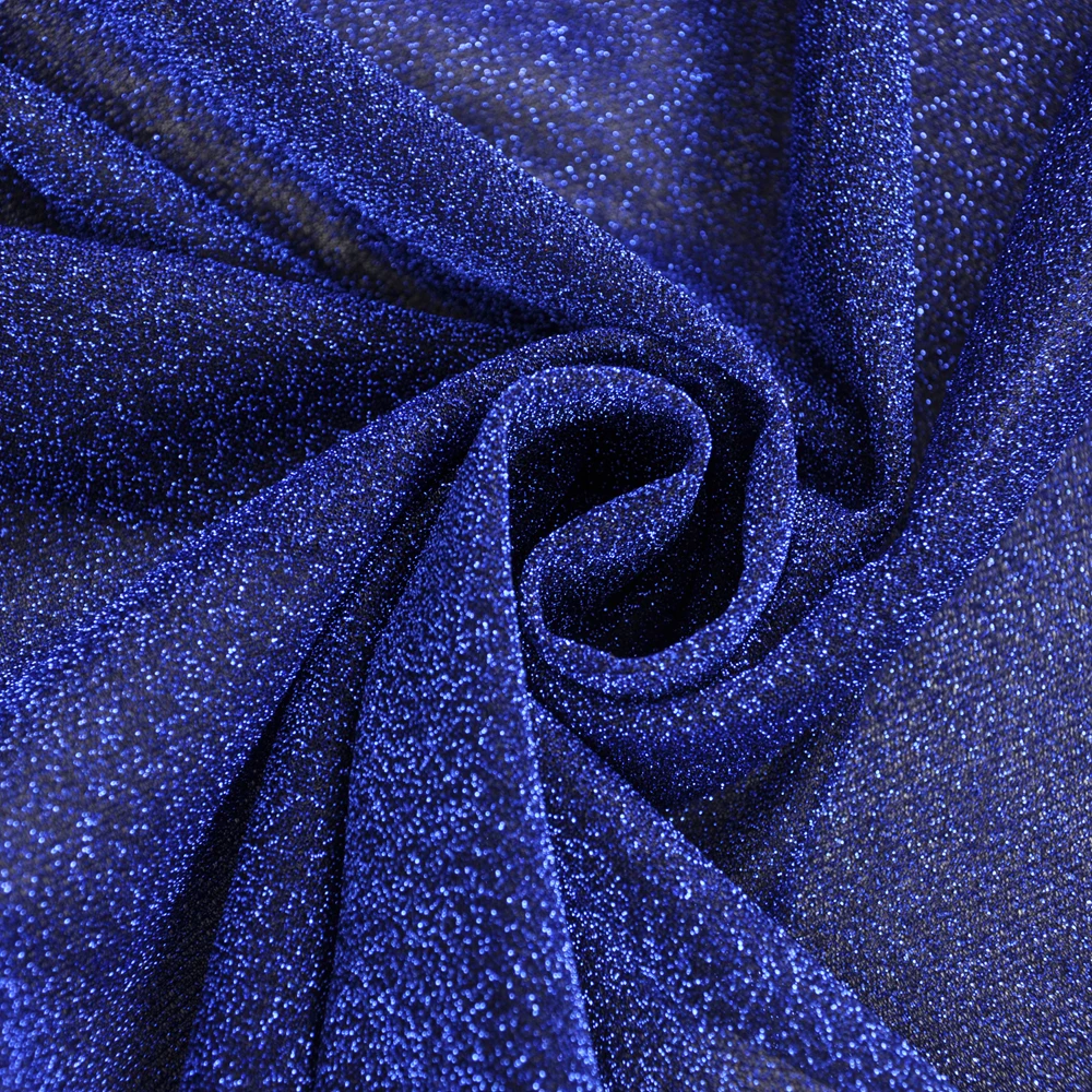 knitted fashion shiny sparkling metallic decoration garment dress fabric