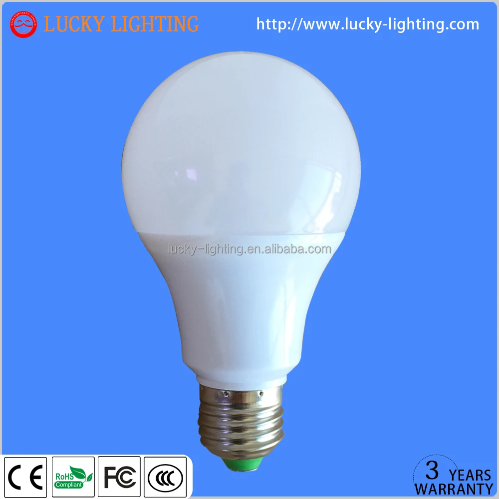Aluminum 12W epistar smd5730 e27 plastic led lamp lighting