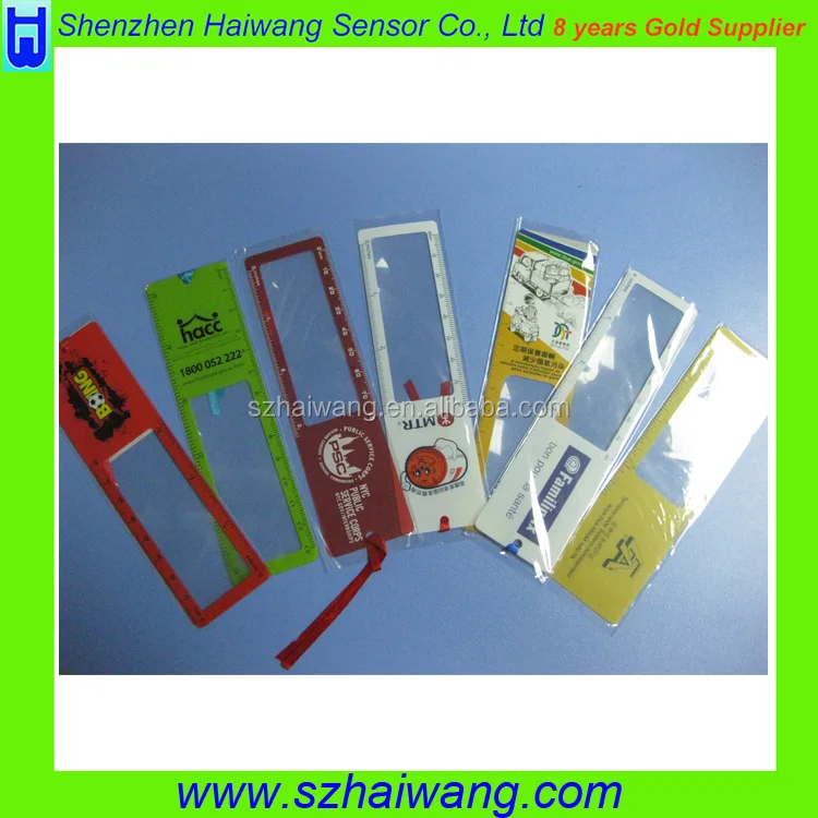 Стильный Promontion Подарок ПВХ Кредитной Лупа для Закладки