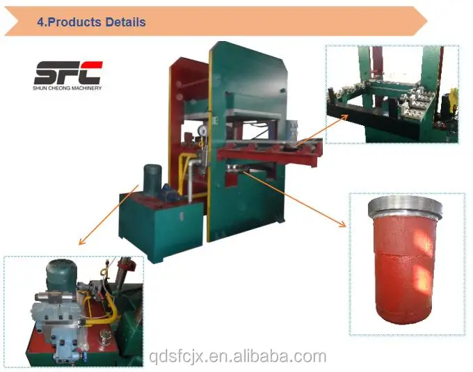 1500T Huge Frame Type Vulcanizing Press with Hydraulic Motivation System