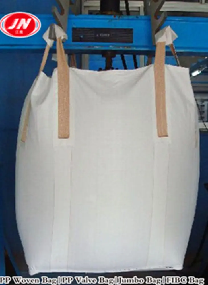 
Cheap Wholesales super sack fibc big bag 1 ton jumbo bag for sand, building material, chemical, fertilizer, flour 