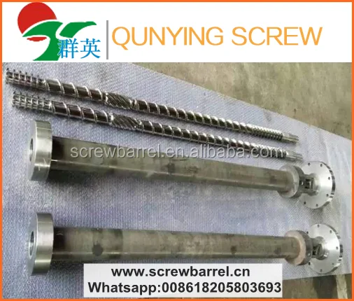 Vented Degas Single Barrel And Screw For Extruder