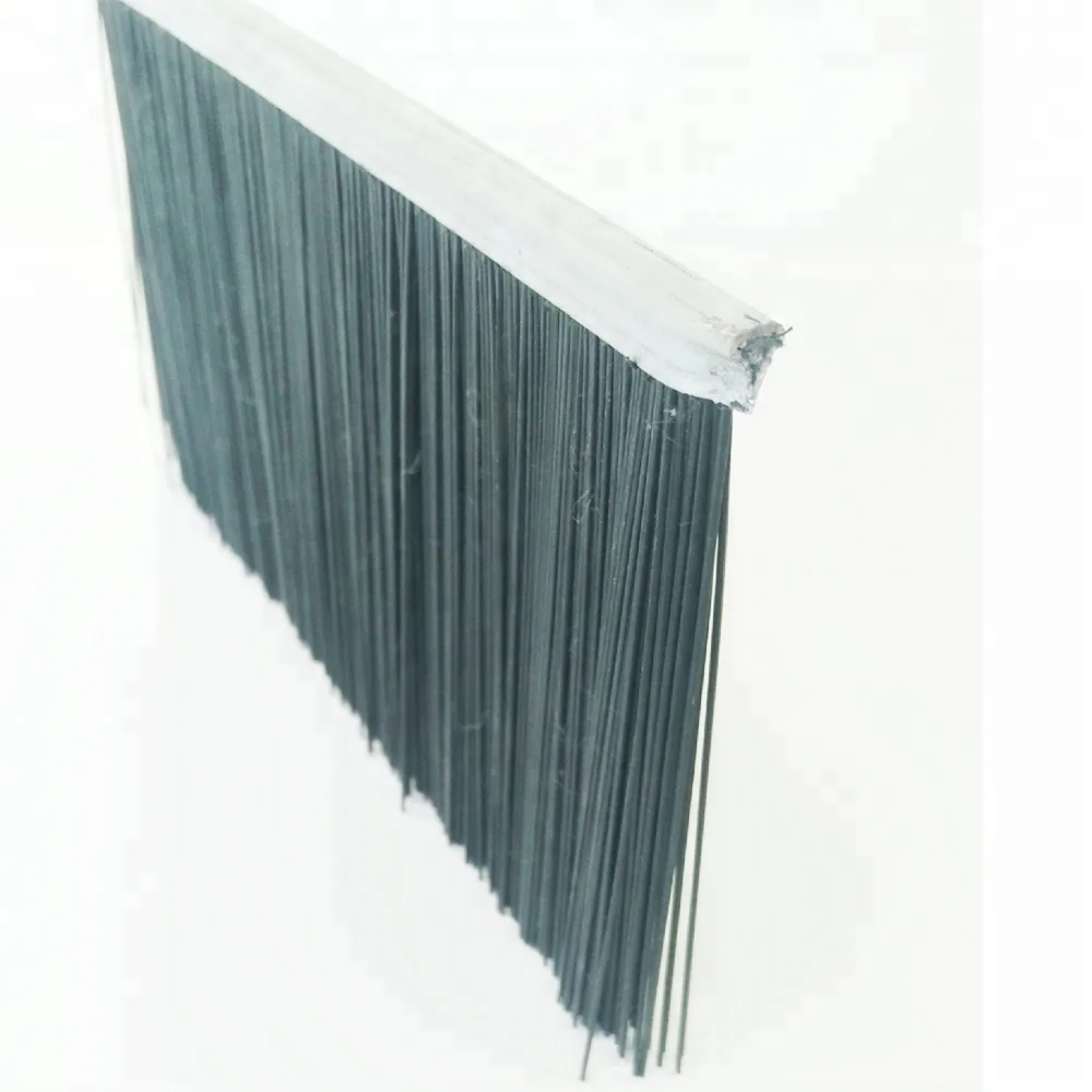 Split brush plate for cable pass-through