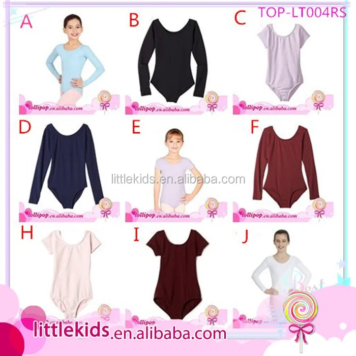 Kids Gymnastics Clothing Girls Long Sleeves Children Artistic Rhythmic Gymnastics Tight Fancy Leotards Ballet Dance Wear