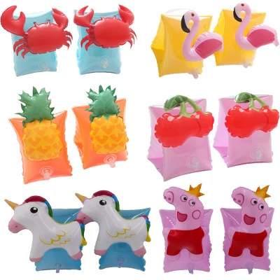 
Cartoon inflatable pool float kids swim arm bands one pair 
