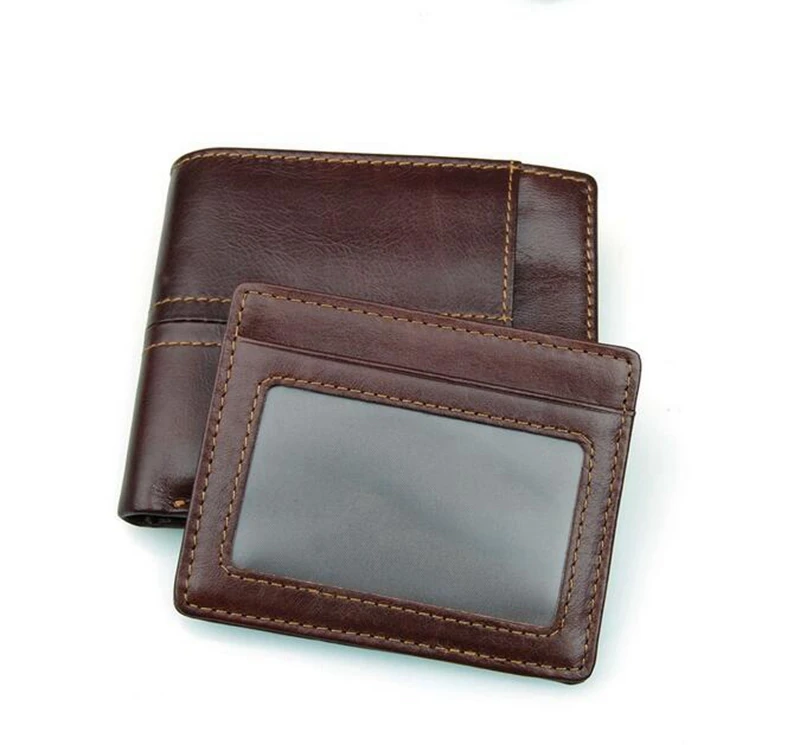 Dreamtop DTC125 top quality leather money clip RFID blocking wallet for men