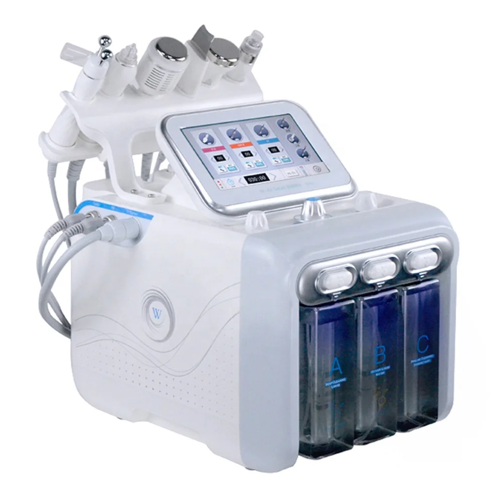 6 In 1 Maquin Hidra Hydradermabrasion Aqua Peel Equipment Hydro Aquafacial Hydra Hydrodermabrasion Facial Dermabrasion Machine