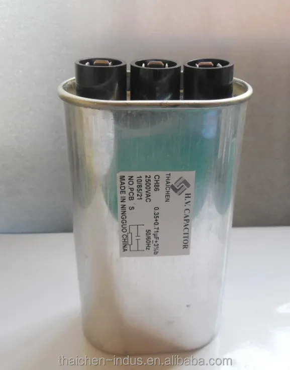 
CH86/CH85 0.88uF 2500VAC microwave oven capacitor 
