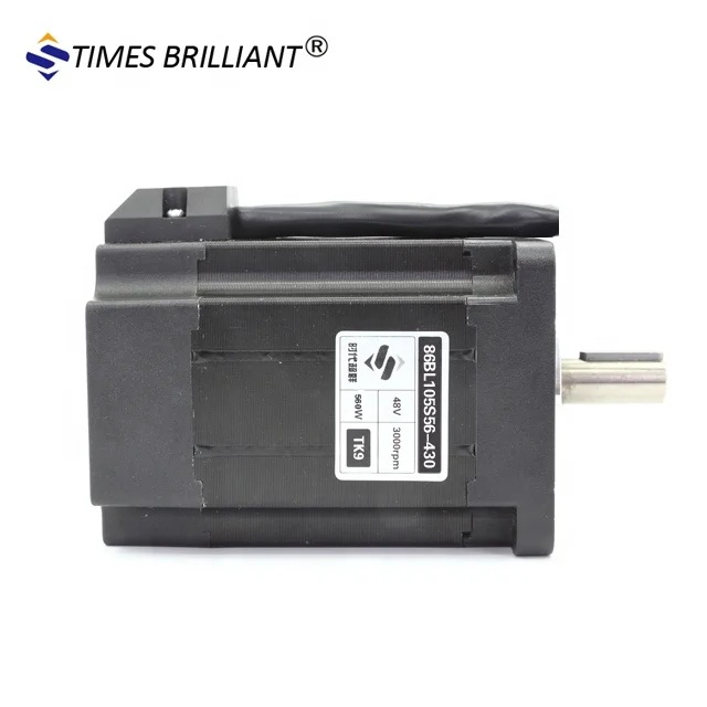 Chinese Supplier 3000rpm high speed low noise 565W 48V bldc brushless dc motor for CNC Milling and Drilling Machine
