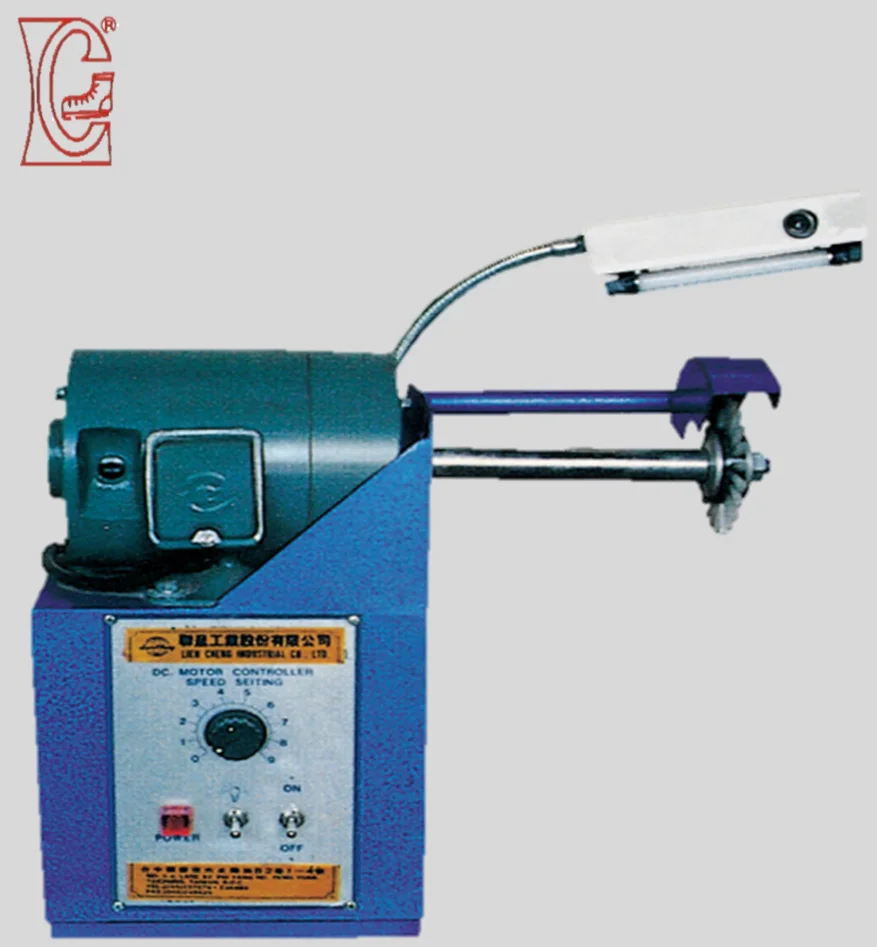 glue dry cleaning press machine of shoe equipped with stepless varable speed