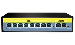 Factory direct OEM/ODM high quality 8 port 10/100M poe switch for hikvision ip cameras