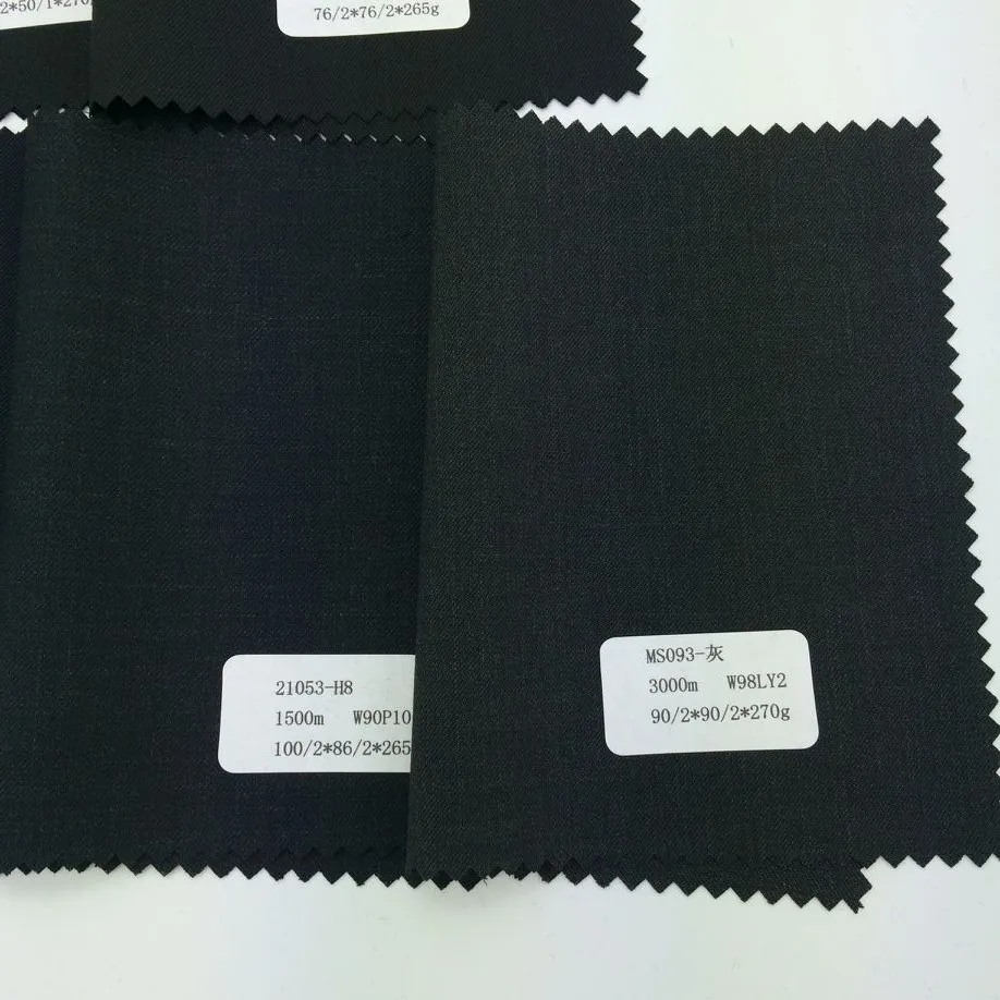 Superfine Merino Wool Fabric All Worsted Wool Fabric