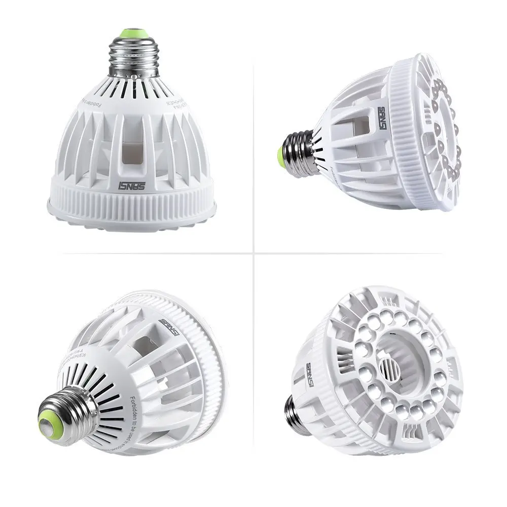 
SANSI 15w full spectrum e26 e27 ceramic led grow light bulb for indoor use 