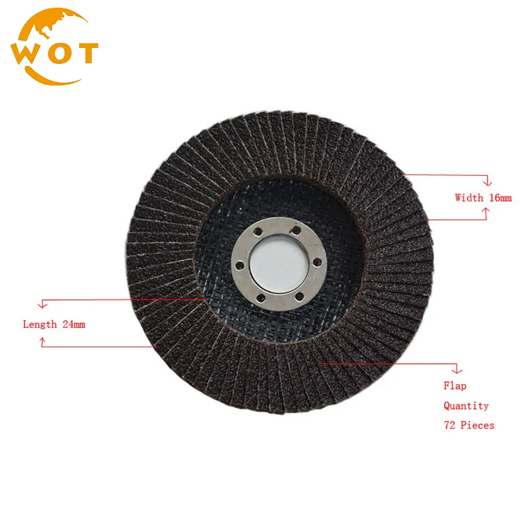 4.5 дюймов прочность кальцинированный оксид алюминия машины абразивный диск щитка