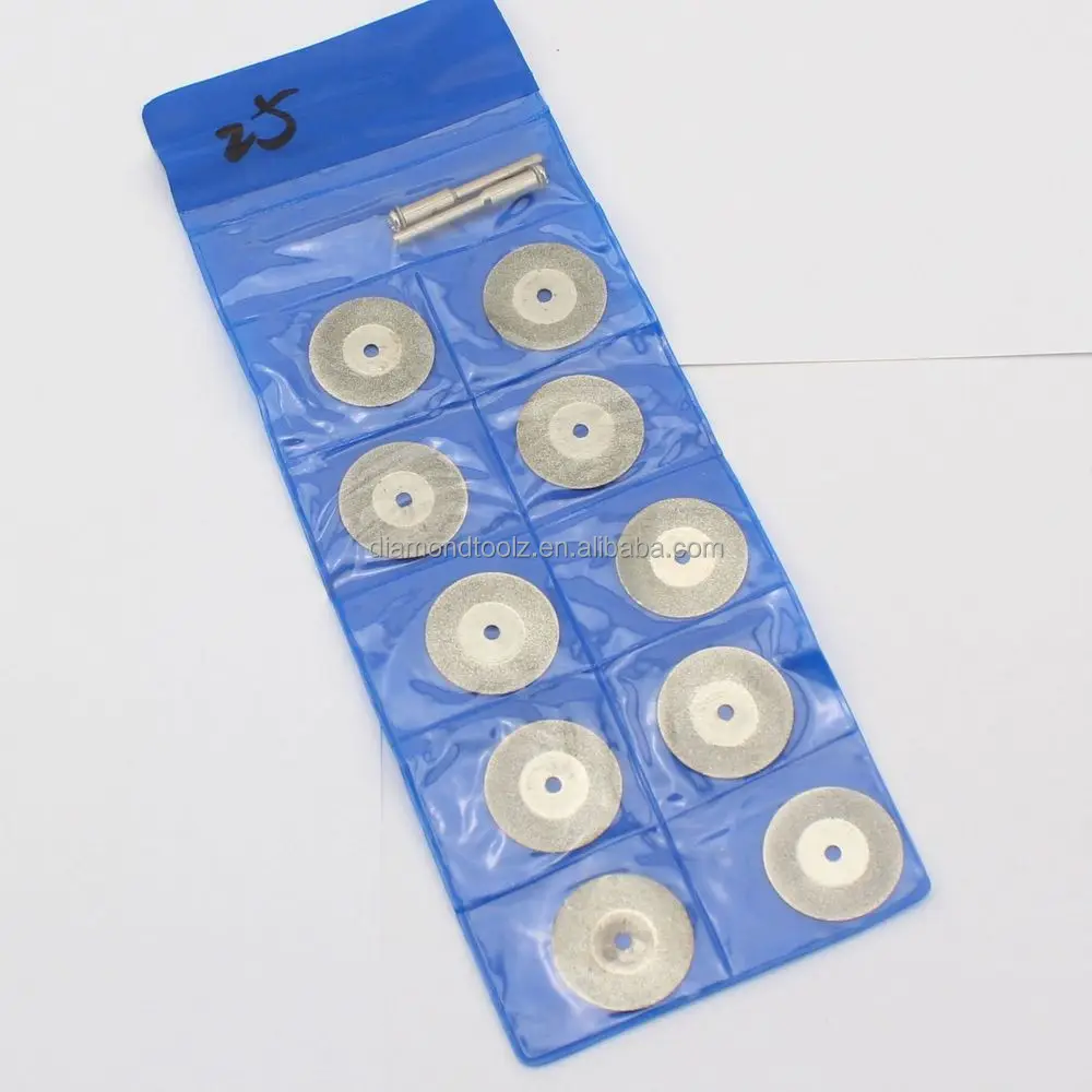 Tanlentool 10pcs set 16mm diamond cutting and polishing blade diamond disc cut-off wheel