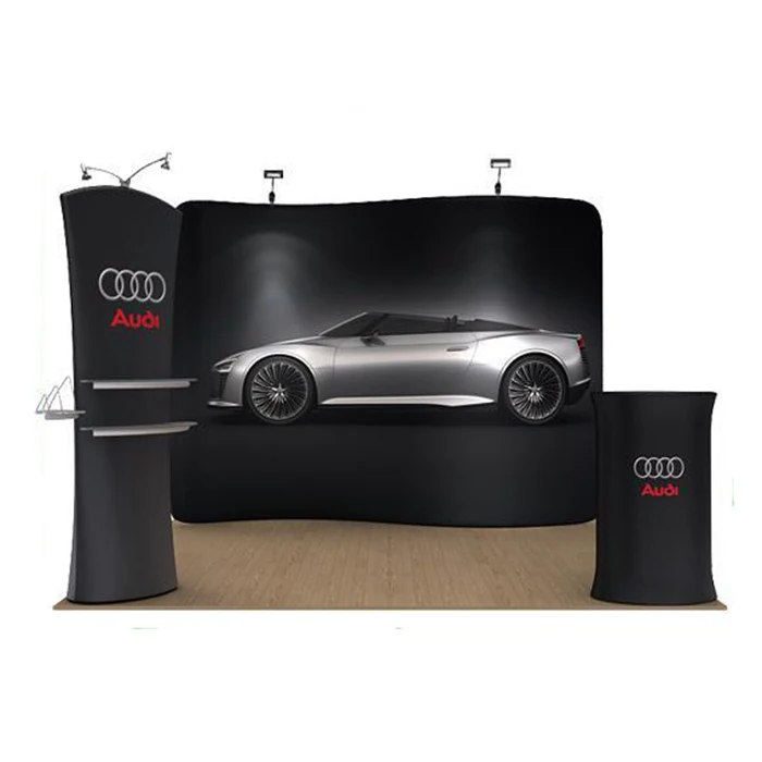 High Quality Material Tension Fabric Banner Trade Show Display Exhibition Booth Tension