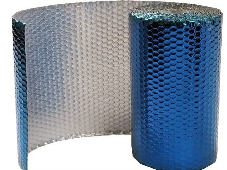 Aluminum foil bubble foam insulated heat