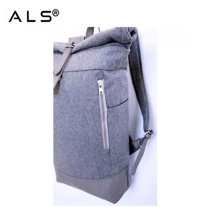 Китайский производитель, хлопковый синий фетровый тканевый рюкзак, фетровая сумка