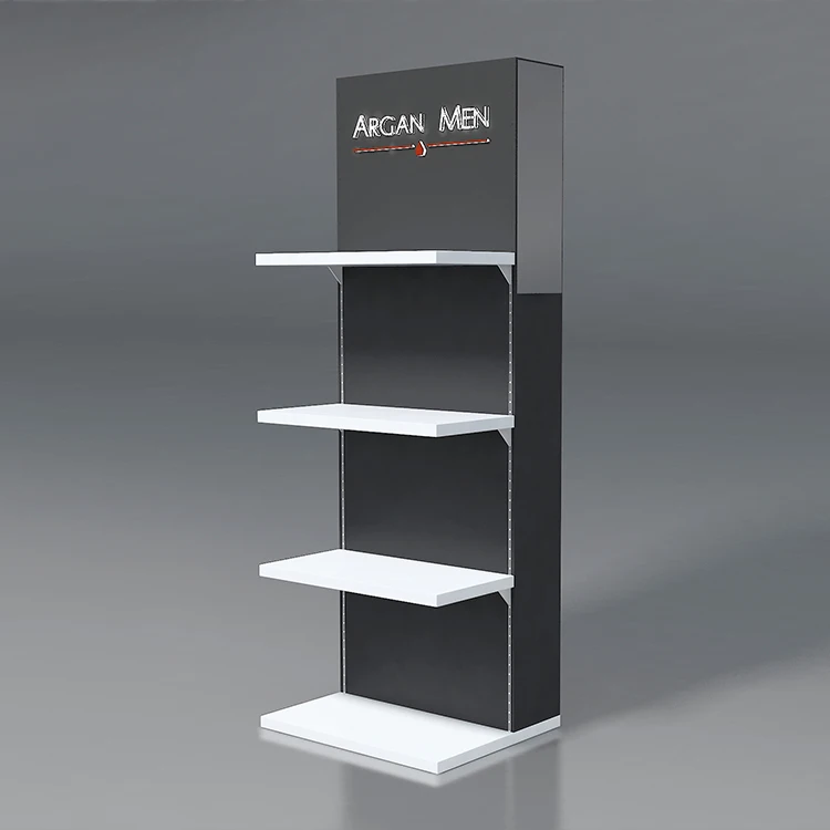 
Hot selling fashion exhibition trade show booth pop wood display stand for cosmetic 