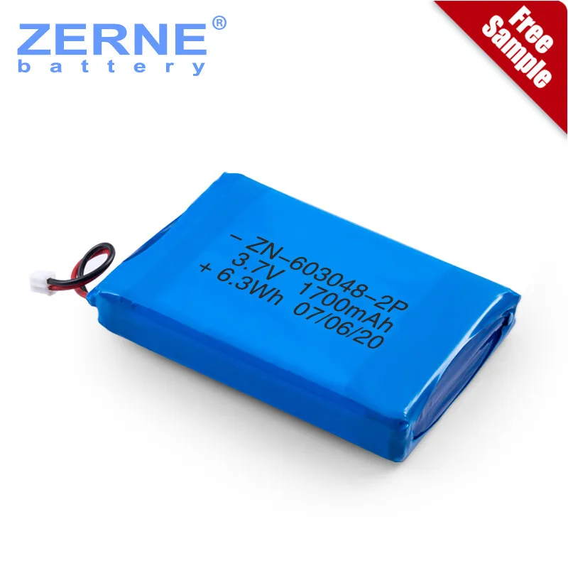 3.7v Lithium Polymer Battery 850mAh 603048