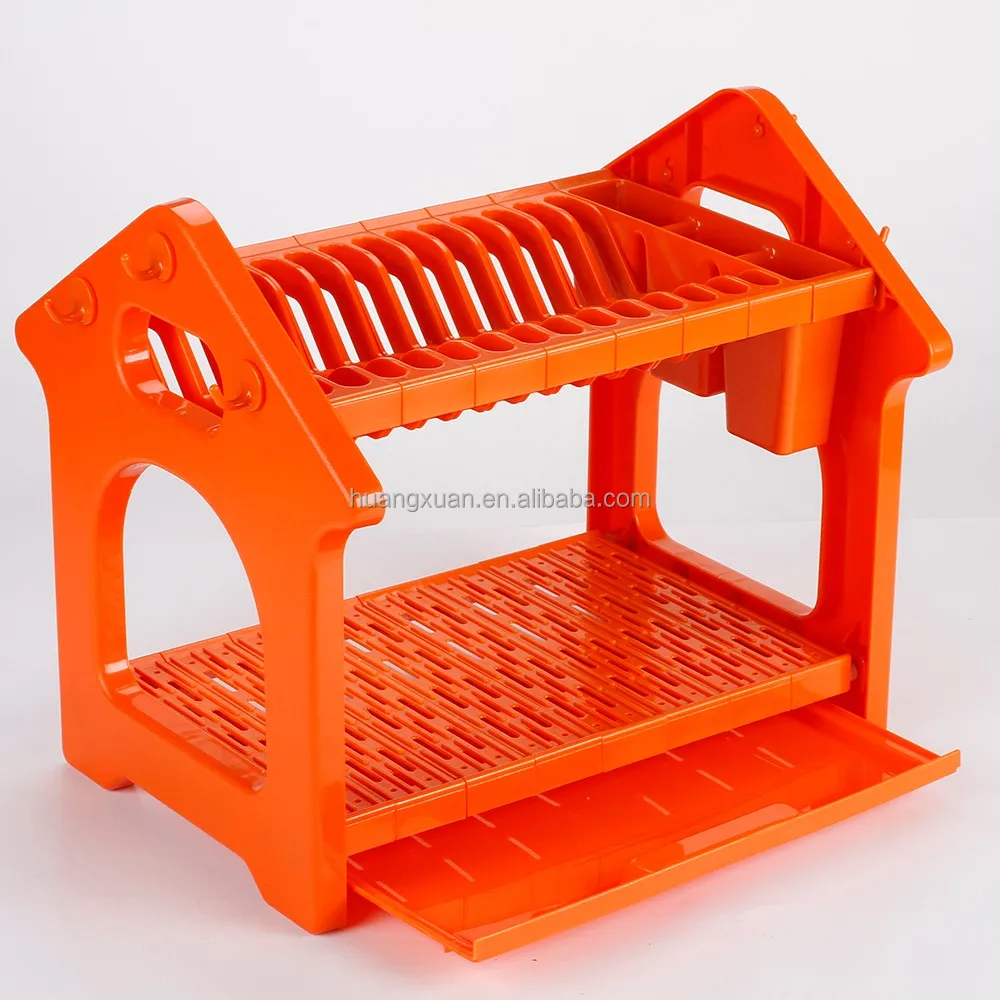 
kitchen accessories Cabinet Plate Holder Dish Drainer Rack In Plastic 