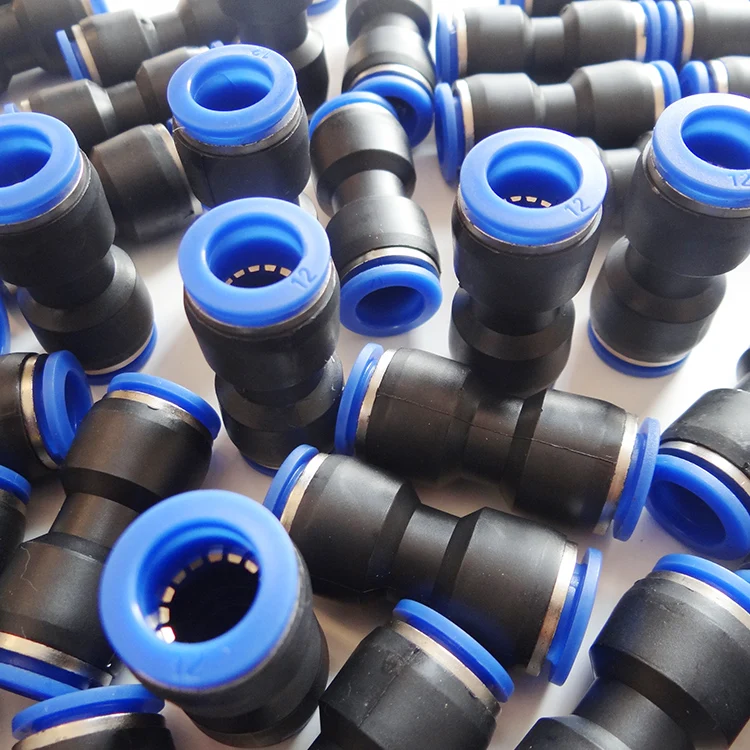 
REACH Approved Metric PUC12 Plastic Pneumatic Air Brake Quick Release Fittings for Nylon Hose 